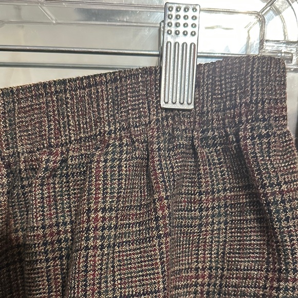 Briggs New York Men's Dark Brown Checkered Pants - Picture 4 of 4